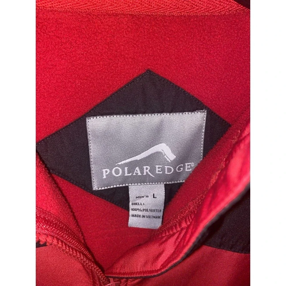 Polar Edge Jacket Men Red Black Size Large Winter Snow Fall